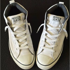 Converse Chuck Taylor Street Mid white/black size 11 1/2